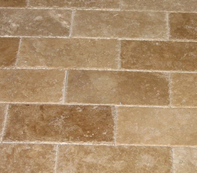 caramel travertine driveway pavers