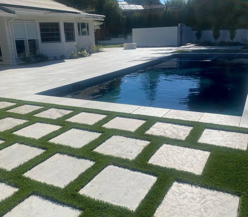 Seahaze Sea Limestone Pool Pavers