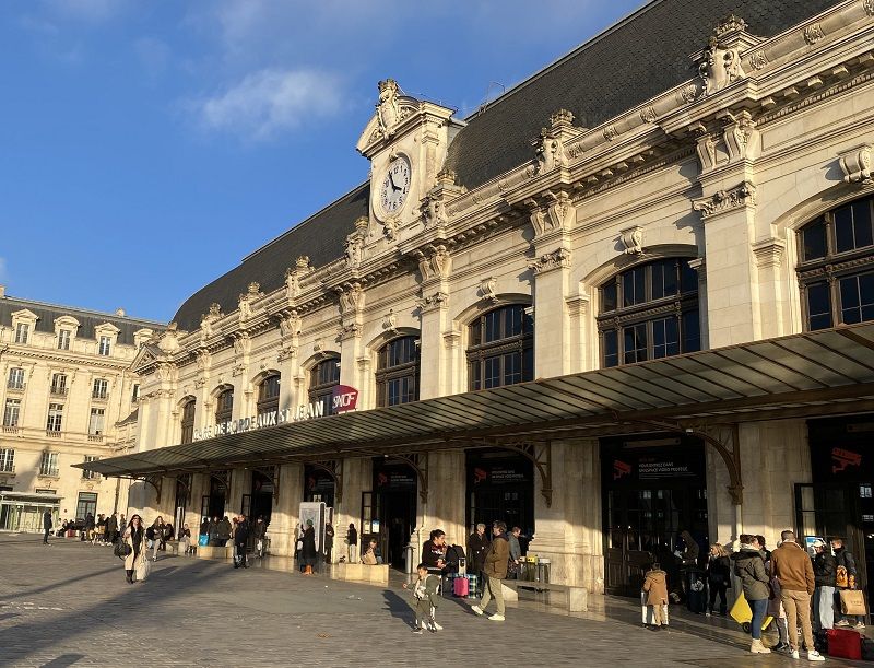 Train Station St. Jean Bordeaux, France Beige Limestone