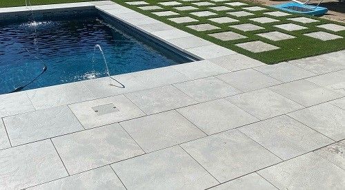 Grey Limestone pavers that look like Bluestone