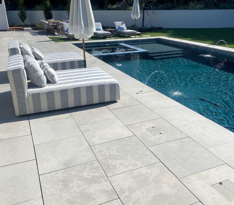 SEAHAZE SEA Limestone Pool Pavers and Coping