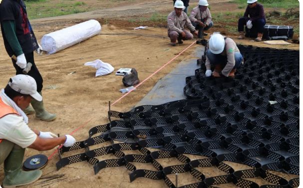 Installation of Geocells