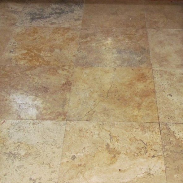 Honed Golden Ink Travertine